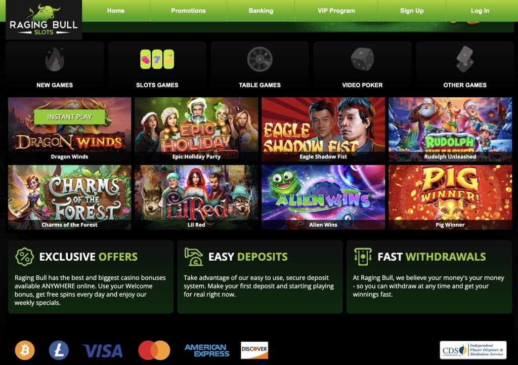 Raging Bull Slots Vegas Online Casino